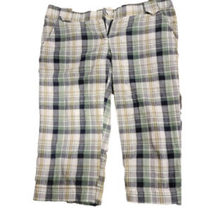 WOMENS Zinc plaid golf shorts size 11